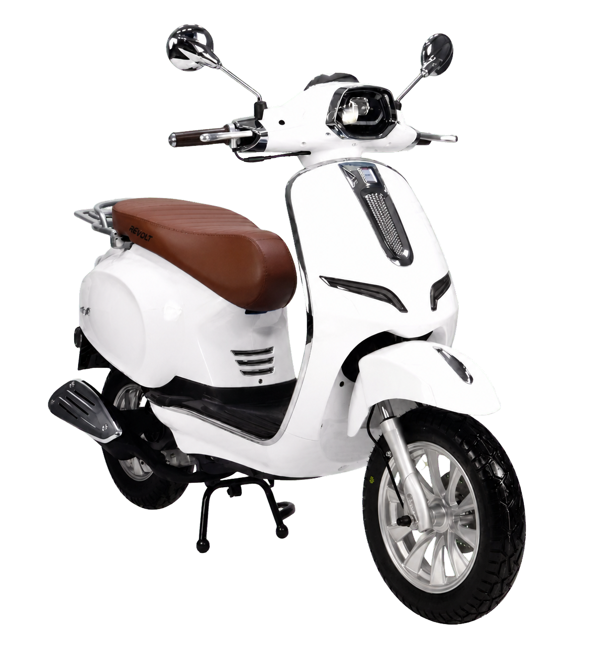 Beyaz Revolt RS4 50 motosiklet